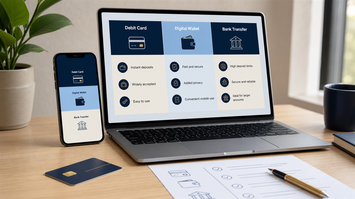 Editorial illustration for Payment Methods and Account Notes