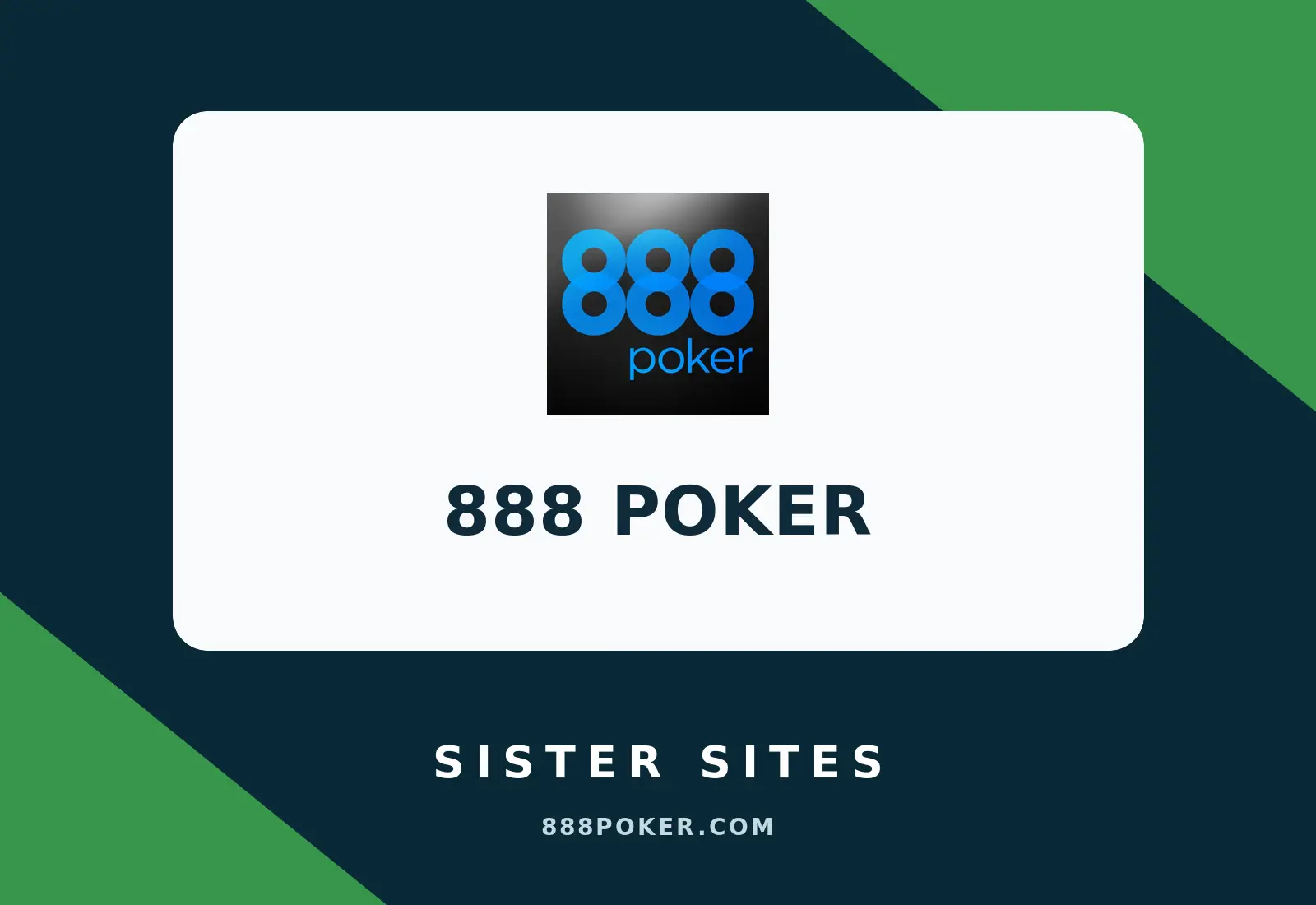 888 Poker Sister Sites