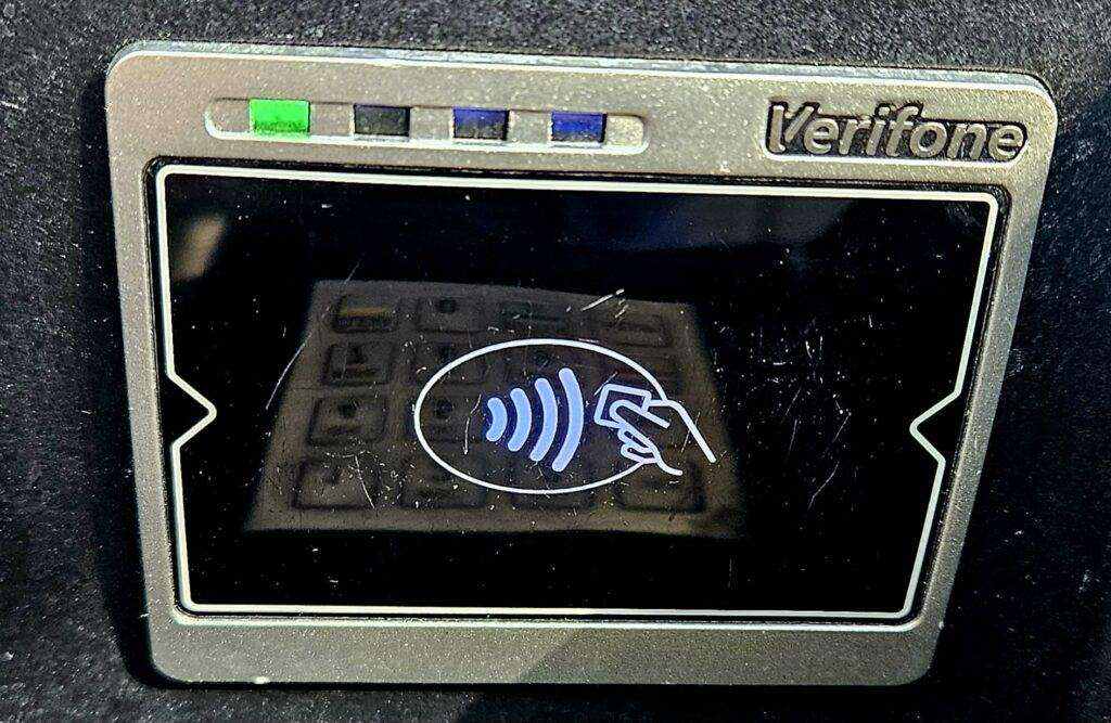 Verifone tap pay point for UK casino deposit method checks