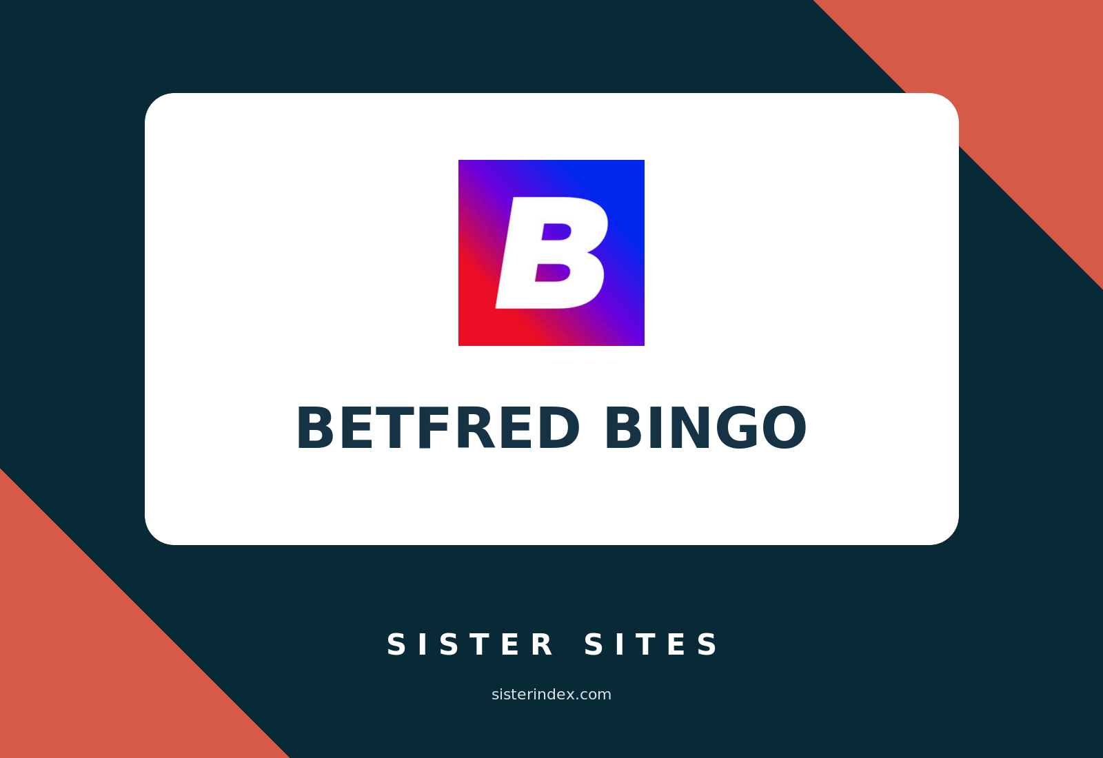 casino sister sites guide and operator relationship checks on Betfred Bingo Sister Sites