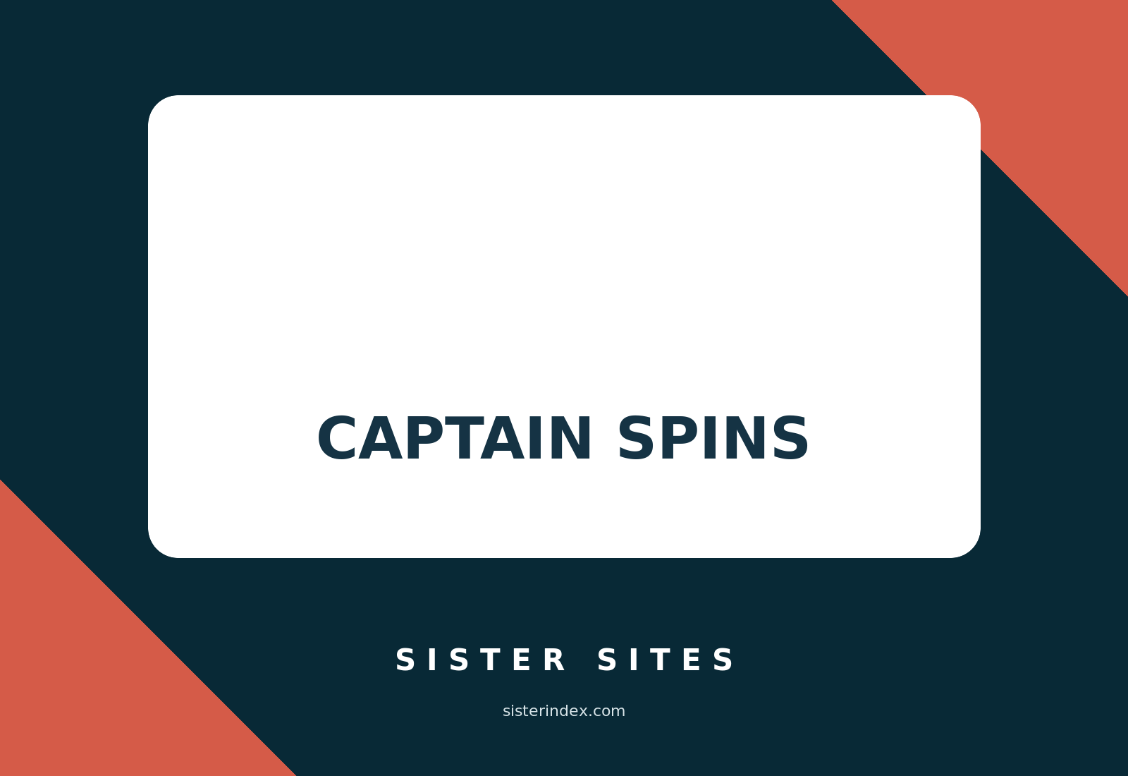 Captain Spins Sister Sites