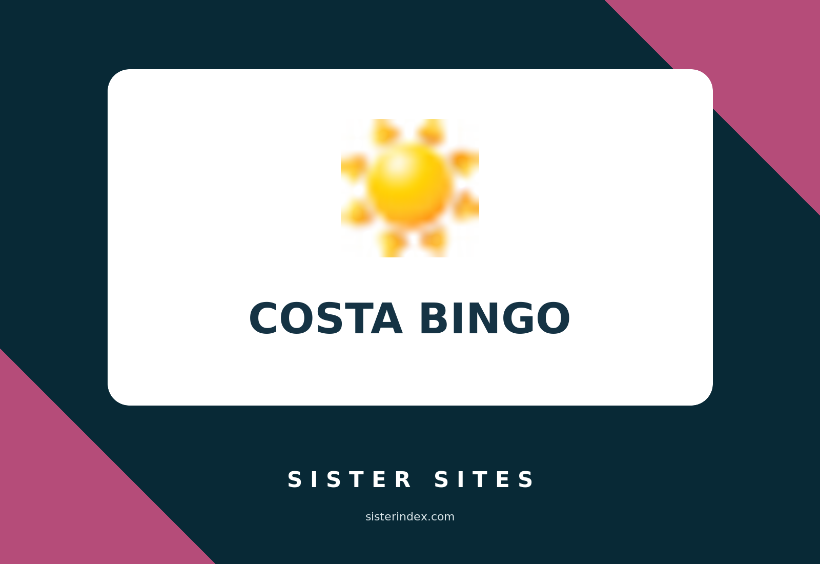 casino sister sites guide and operator relationship checks on Costa Bingo Sister Sites