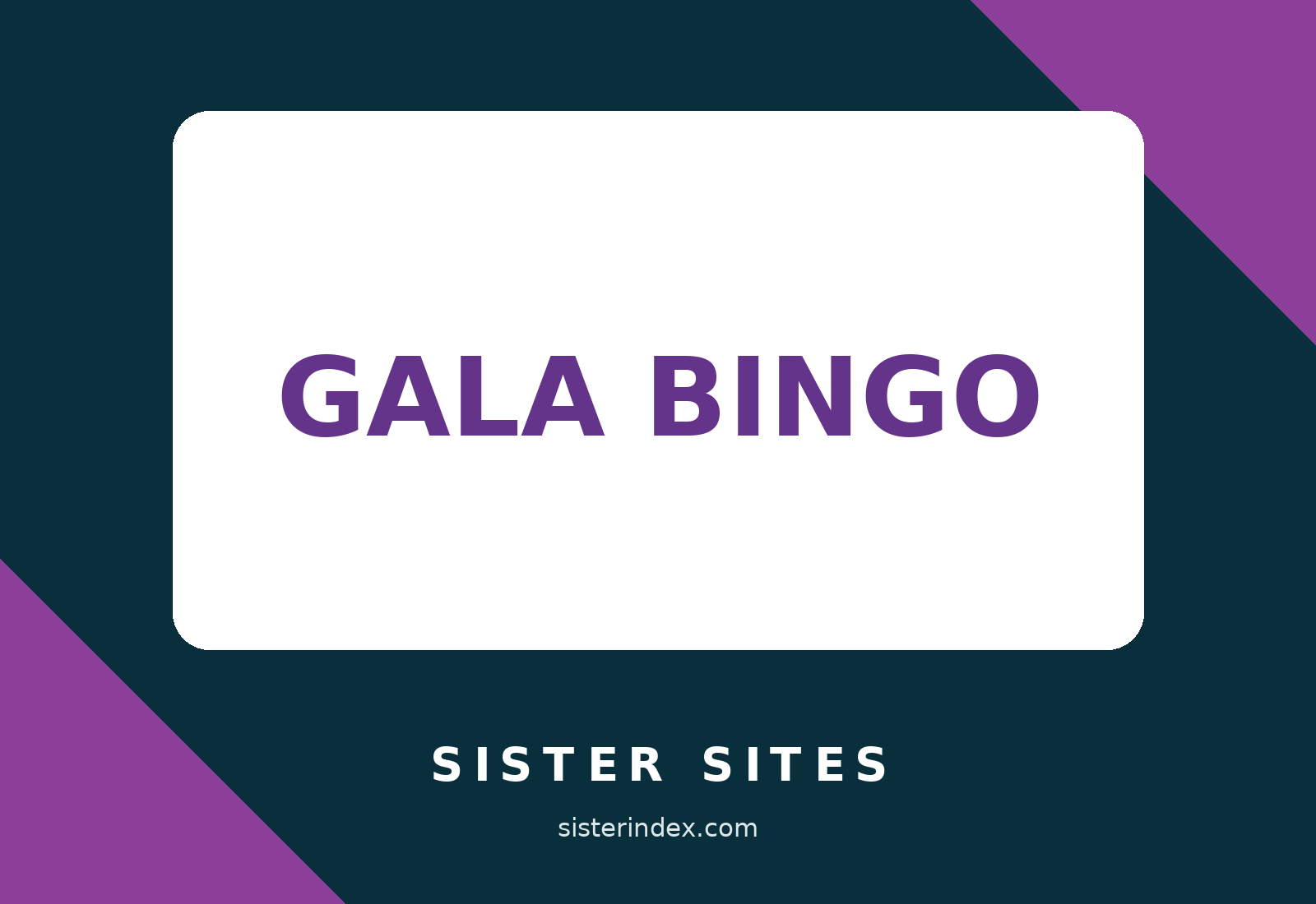 Gala Bingo Sister Sites