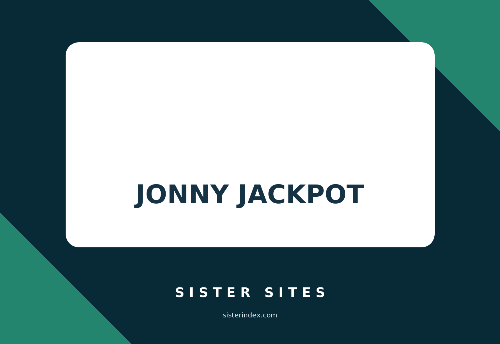 Jonny Jackpot Sister Sites