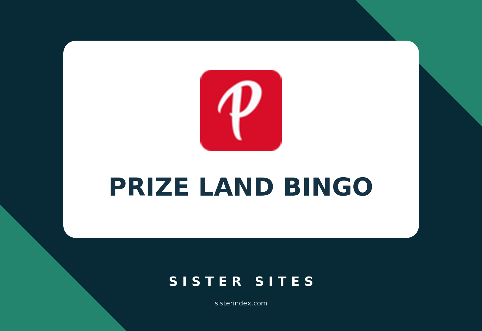 casino sister sites guide and operator relationship checks on Prize Land Bingo Sister Sites