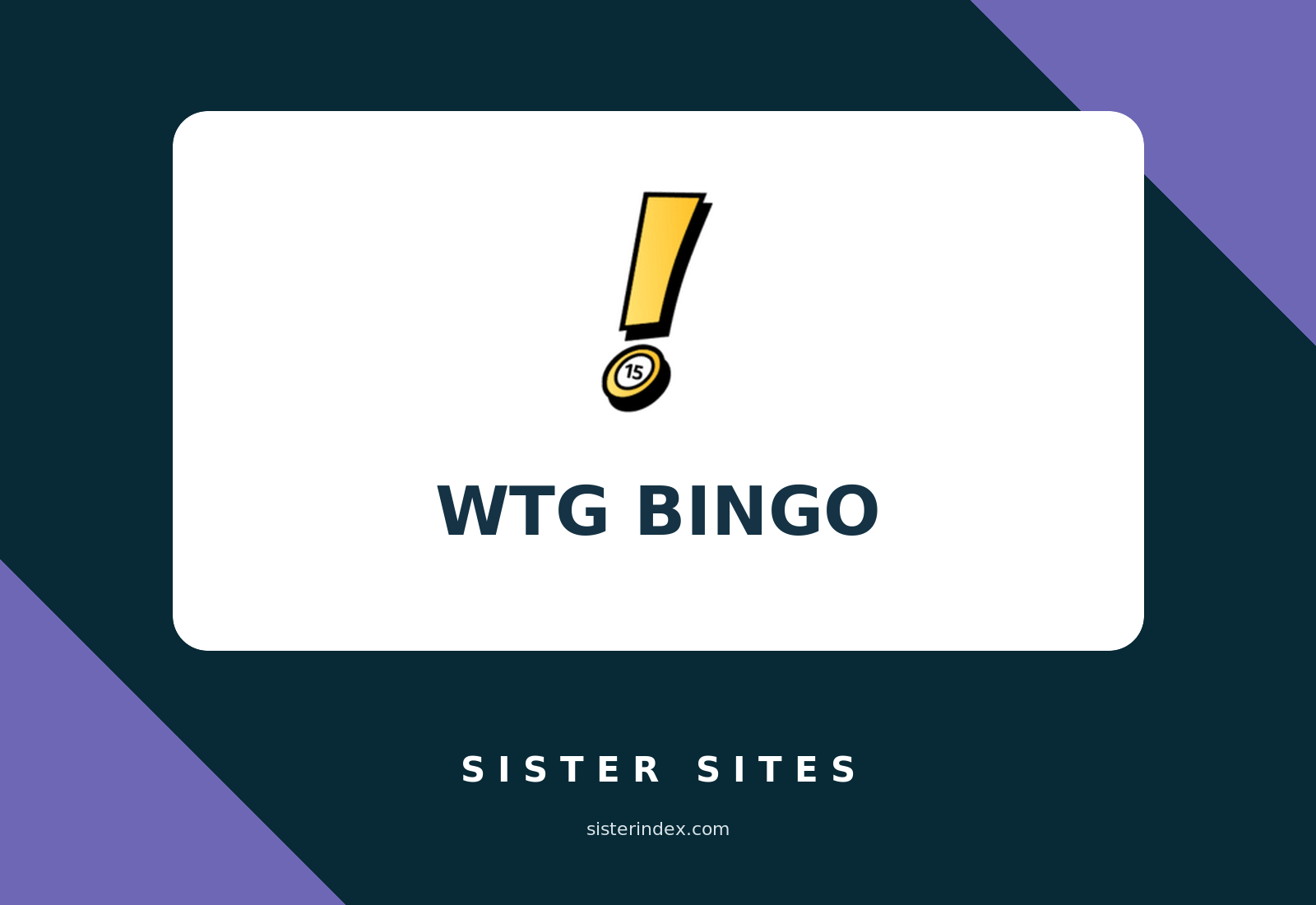 casino sister sites guide and operator relationship checks on WTG Bingo Sister Sites