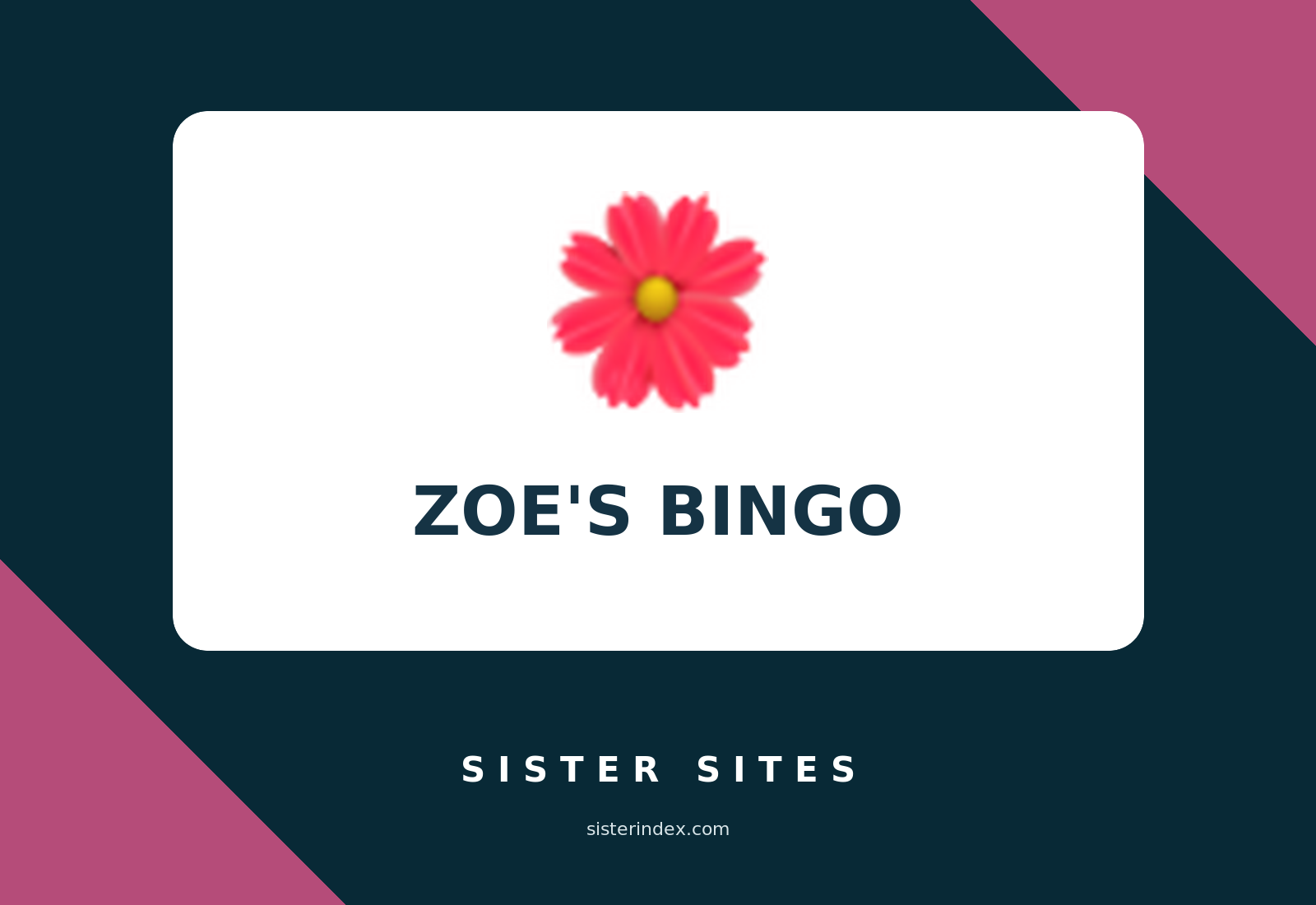 casino sister sites guide and operator relationship checks on Zoe’s Bingo Sister Sites